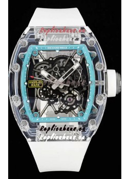 Richard Mille RM35-01 Rafael Nadal Transparent Sapphires Casing with Genuine Tourbillon Super Clone Watch