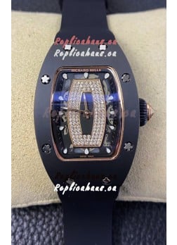 Richard Mille RM-07-01 DLC Coated Casing Ladies 1:1 Swiss Replica Watch