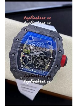 Richard Mille RM35-02 Rafael Nadal Carbon Fiber Casing with Genuine Tourbillon Super Clone Watch