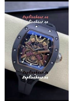 Richard Mille RM47 Black Ceramic Casing Watch in Swiss Automatic Movement 