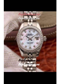Rolex Datejust Ladies 28MM Cal.3135 Movement Swiss Replica in 904L Steel Casing