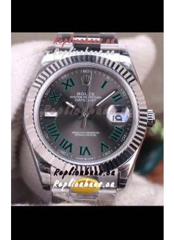 Rolex Datejust Wimbledon Cal.3235 Movement Swiss Watch - Ultimate 904L Steel 41MM