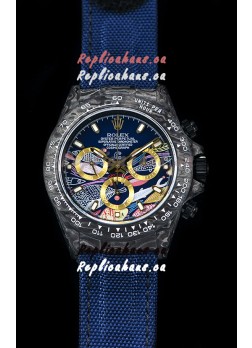 Rolex Daytona CHRONUSART Forged Cabon Casing 1:1 Mirror Replica Multicolored Dial