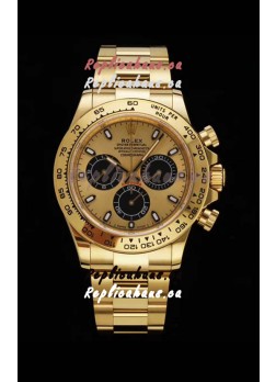 Rolex Daytona 116508 Yellow Gold Original Cal.4130 Movement - 1:1 Mirror 904L Steel Watch