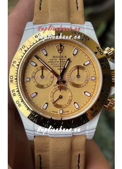 Rolex Cosmograph Daytona DiW Golden Essence Carbon Fiber Watch Cal.4130 Movement