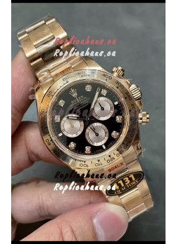 Rolex Daytona REF.126505 Cal 4131 1:1 Swiss Replica Watch - 904L Steel Rose Gold 