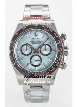 Rolex Daytona Super Clone M126506 ICE Blue Crystal Numerals Dial Original Cal.4131 Movement