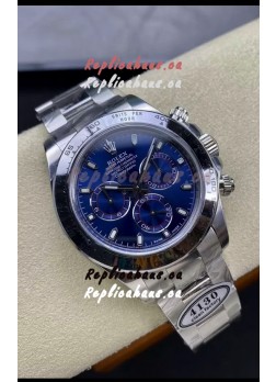 Rolex Cosmograph Daytona M116509 Original Cal.4130 Movement - 904L Steel Watch in Blue Dial