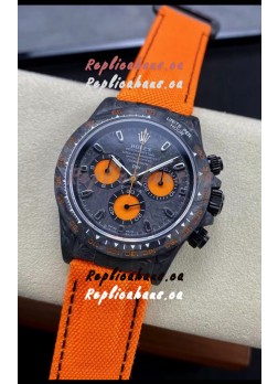 Rolex Daytona DiW Orange Carbon Edition Watch - Forged Cabon Casing 1:1 Mirror Replica