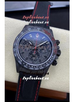 Rolex Daytona DiW All Black Carbon Edition Watch - Forged Cabon Casing 1:1 Mirror Replica