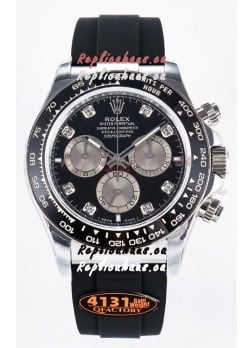 Rolex Cosmograph Daytona 126519LN Black Diamonds Markers Dial Cal.4131 Movement 