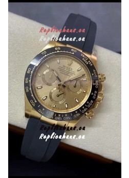 Rolex Cosmograph Daytona 116518LN-0037 Yellow Gold Original Cal.4130 Movement - 904L Steel Watch