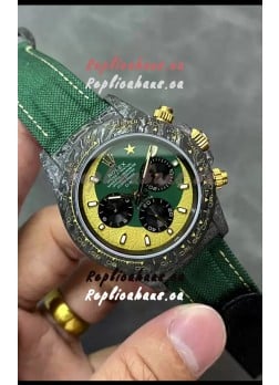 Rolex Cosmograph Daytona DiW Edition Carbon Fiber Watch - Cal.4130 Movement 