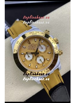 Rolex Cosmograph Daytona DiW GOLDEN ESSENCE Edition White Carbon Fiber Watch - Cal.4130 Movement 