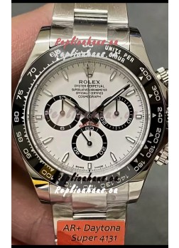 Rolex Cosmograph Daytona M126500LN White Dial Original Cal.4131 Movement - 904L Steel Watch