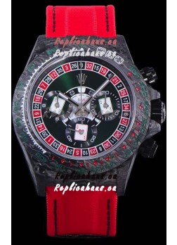Rolex Daytona DiW NTPT Carbon Lucky Player Casino Swiss Replica Watch 