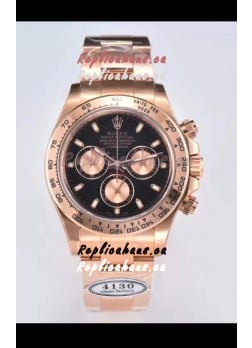 Rolex Cosmograph Daytona M116505-0008 Rose Gold Original Cal.4130 Movement - 904L Steel Watch