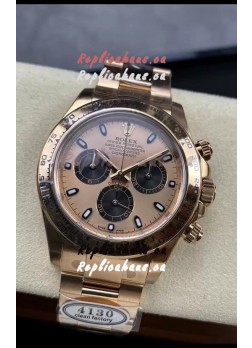 Rolex Cosmograph Daytona M116505-0009 Rose Gold Original Cal.4130 Movement - 904L Steel Watch