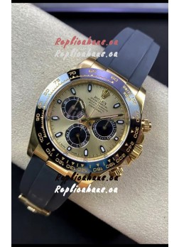 Rolex Cosmograph Daytona M116518LN-0048 Yellow Gold Original Cal.4130 Movement - 904L Steel Watch