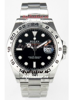Rolex Explorer II Super Clone M216570-002 1:1 Mirror Replica Watch - Black Dial CAL. 3285 Movement
