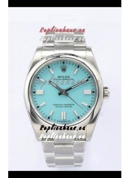 Rolex Oyster Perpetual REF#126000 36MM Swiss Movement Swiss Replica Blue Dial 904L Steel 1:1 Mirror Replica Watch