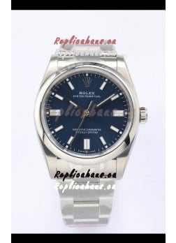 Rolex Oyster Perpetual REF#126000 36MM Swiss Movement Swiss Replica Blue Dial 904L Steel 1:1 Mirror Replica Watch