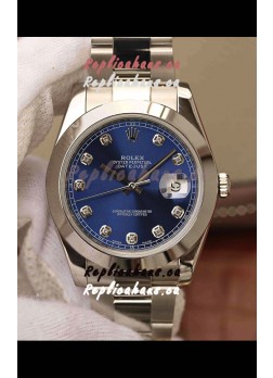 Rolex Datejust 41MM Cal.3135 Movement Swiss Replica Watch in 904L Steel Two Tone Grey Dial