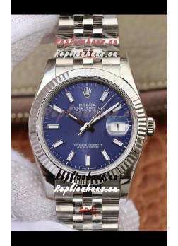 Rolex Datejust 36MM ETA-3135 Movement Swiss Replica in 904L Steel in White Roman Dial 