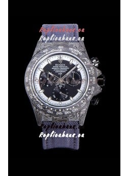 Rolex Daytona DiW Edition "Cream Invert" Forged Cabon Casing 1:1 Mirror Replica