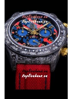 Rolex Daytona DiW Edition Multicolored Dial Edition Forged Cabon Casing 1:1 Mirror Replica