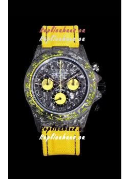 Rolex Daytona DiW Yellow Edition Edition Forged Cabon Casing 1:1 Mirror Replica