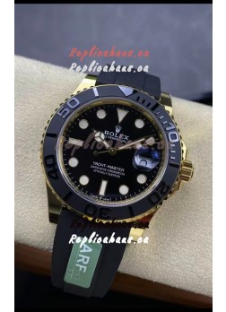 Rolex Yachtmaster m126655 Yellow Gold 42MM Cal.3135 Swiss 1:1 Ultimate 904L Steel Watch