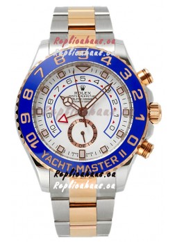 Rolex Yachtmaster II Stainles Steel Ref.116681 1:1 Two Tone Mirror Replica Watch 