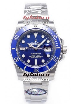 Rolex Submariner Super Clone 40MM White Gold Plating 116619LB - Replica 1:1 Mirror  Watch 