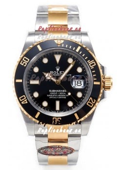 Rolex Submariner 41MM Date Ceramic Two Tone 126613LN - Replica 1:1 Mirror - Ultimate 904L Steel Watch