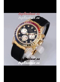 Rolex Cosmograph Daytona 116598 Yellow Gold 1:1 Mirror Cal.4130 Movement - 904L Steel Watch