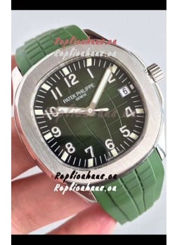 Patek Philippe Aquanaut 5168G-010 Swiss Replica 904L Steel Green Dial - 1:1 Mirror Edition