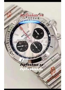 Breitling Chronomat B01 42 Edition Swiss 904L Steel Casing Silver Dial 1:1 Mirror Replica Watch