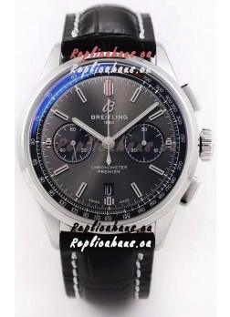 Breitling Premier B01 Chronograph 42 Edition Watch 1:1 Mirror Quality in Grey Dial 