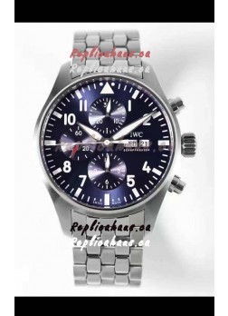 IWC Pilot Chronograph Le Petit Prince Edition Blue Dial 1:1 Mirror Replica Watch