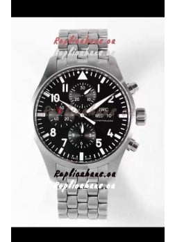 IWC Pilot Chronograph Le Petit Prince Edition Black Dial 1:1 Mirror Replica Watch