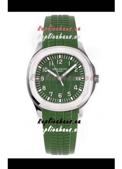 Patek Philippe Aquanaut 5168G-010 Swiss Replica Watch Green Dial - 1:1 Mirror Edition
