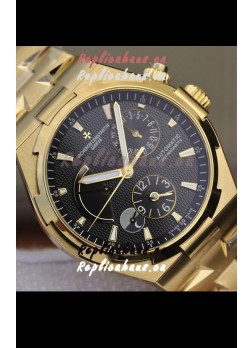 Vacheron Constantin Overseas Power Reserve Swiss Replica Watch in Yellow Gold Casing