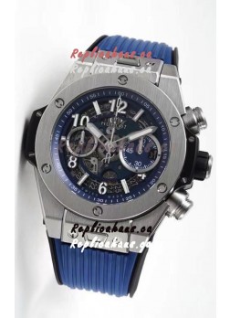 Hublot Big Bang Unico Titanium Blue 1:1 Mirror Edition Swiss Replica Watch