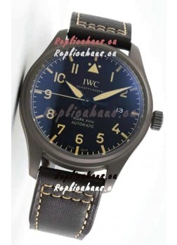 IWC Pilot's MARK XVIII Heritage 1:1 Swiss Watch in Titanium Casing