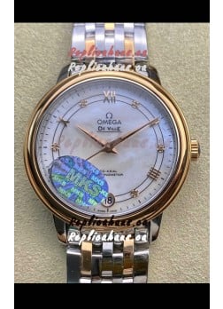 Omega De-Ville Two Tone Rose Gold Casing 1:1 Mirror Replica 33MM 