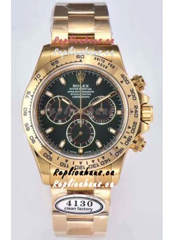 Rolex Cosmograph Daytona 116508 Yellow Gold Original Cal.4130 Movement - Improved Ultimate 904L Steel Watch
