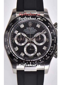 Rolex Cosmograph Daytona 116509 Black Dial Cal.4130 Movement - 904L Steel Watch
