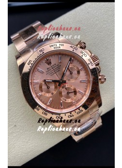 Rolex Daytona 116505 Rose Gold Original Cal.4130 Movement - 1:1 Mirror 904L Steel Watch
