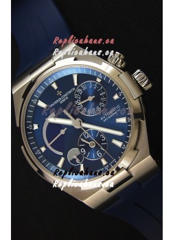 Vacheron Constantin Overseas Dual Time Blue Dial Swiss Replica Watch 